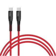 Дата кабель USB-C to USB-C 18W 1,2m CBRNYTT1 red Intaleo (1283126504112)