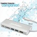 Концентратор Intracom USB3.1 Type-C to HDMI/USB 3.0x2/RJ45/SD/PD 60W Hub 7-in-1 Manhattan (152075)