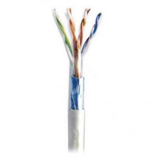 Кабель сетевой Kingda FTP 305м, cat 5e, CCA, 4 pairs, 24AWG, PVC, grey (KDFT8004-CCA)