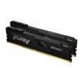 Модуль пам'яті для комп'ютера DDR4 16GB (2x8GB) 3733 MHz Fury Beast Black Kingston Fury (ex.HyperX) (KF437C19BBK2/16)