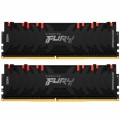 Модуль пам'яті для комп'ютера DDR4 16GB (2x8GB) 4000 MHz Renegade RGB Black Kingston Fury (ex.HyperX) (KF440C19RBAK2/16)