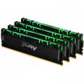 Модуль пам'яті для комп'ютера DDR4 32GB (4x8GB) 3600 MHz Renegade RGB Black Kingston Fury (ex.HyperX) (KF436C16RBAK4/32)