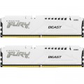 Модуль пам'яті для комп'ютера DDR5 64GB (2x32GB) 5600 MHz Beast White EXPO Kingston Fury (ex.HyperX) (KF556C36BWEK2-64)