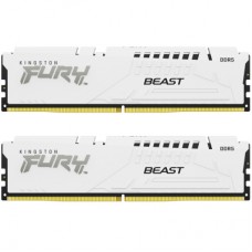 Модуль пам'яті для комп'ютера DDR5 64GB (2x32GB) 5600 MHz Beast White EXPO Kingston Fury (ex.HyperX) (KF556C36BWEK2-64)