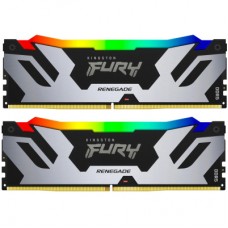 Модуль памяти для компьютера DDR5 96GB (2x48GB) 6400 MHz Renegade RGB XMP Kingston Fury (ex.HyperX) (KF564C32RSAK2-96)