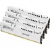 Модуль памяти для компьютера DDR5 128GB (4x32GB) 5600 MHz FURY Beast White Kingston Fury (ex.HyperX) (KF556C40BWK4-128)