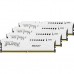 Модуль памяти для компьютера DDR5 128GB (4x32GB) 5600 MHz FURY Beast White Kingston Fury (ex.HyperX) (KF556C40BWK4-128)