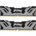 Модуль памяти для компьютера DDR5 96GB (2x48GB) 6400 MHz Renegade Silver XMP Kingston Fury (ex.HyperX) (KF564C32RSK2-96)