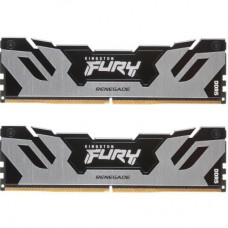 Модуль памяти для компьютера DDR5 96GB (2x48GB) 6400 MHz Renegade Silver XMP Kingston Fury (ex.HyperX) (KF564C32RSK2-96)