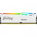 Модуль памяти для компьютера DDR5 32GB 6000 MHz Beast White RGB EXPO Kingston Fury (ex.HyperX) (KF560C30BWEA-32)