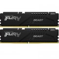 Модуль памяти для компьютера DDR5 32GB (2x16GB) 6400 MHz Beast Black XMP Kingston Fury (ex.HyperX) (KF564C32BBK2-32)