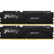 Модуль памяти для компьютера DDR5 32GB (2x16GB) 6400 MHz Beast Black XMP Kingston Fury (ex.HyperX) (KF564C32BBK2-32)