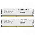 Модуль пам'яті для комп'ютера DDR5 32GB (2x16GB) 6400 MHz Beast White EXPO Kingston Fury (ex.HyperX) (KF564C32BWEK2-32)