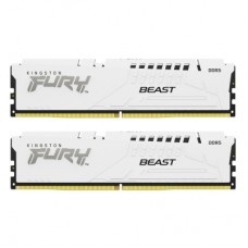 Модуль пам'яті для комп'ютера DDR5 32GB (2x16GB) 6400 MHz Beast White EXPO Kingston Fury (ex.HyperX) (KF564C32BWEK2-32)