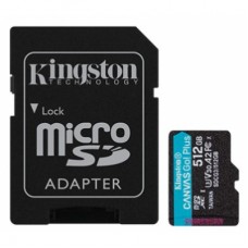 Карта пам'яті Kingston 512GB microSDXC class 10 UHS-I U3 A2 Canvas Go Plus (SDCG3/512GB)