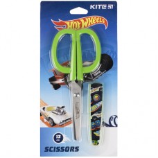 Ножницы Kite в футляре Hot Wheels, 13 см (HW21-124)