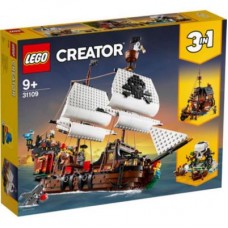 Конструктор LEGO Creator Пиратский корабль 1262 детали (31109)