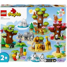 Конструктор LEGO DUPLO Town Дикі тварини світу 142 деталей (10975)