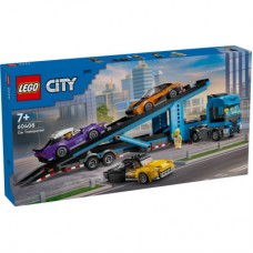 Конструктор LEGO City Вантажівка-транспортер зі спортивними авто (60408)