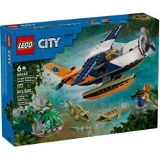 Конструктор LEGO City Водный самолет для исследования джунглей (60425)