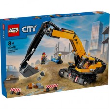 Конструктор LEGO City Жовтий будівельний екскаватор (60420)