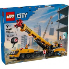 Конструктор LEGO City Жовтий пересувний будівельний кран (60409)