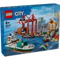 Конструктор LEGO City Морская гавань с грузовым судном (60422)