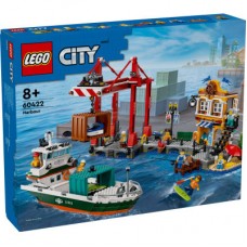 Конструктор LEGO City Морська гавань із вантажним судном (60422)