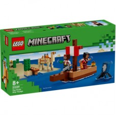 Конструктор LEGO Minecraft Подорож на піратському кораблі (21259-)