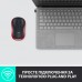 Мишка Logitech M185 red (910-002240)