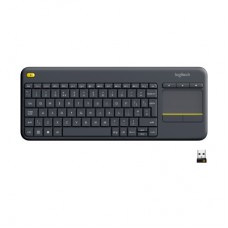 Клавіатура Logitech K400 Plus Touch Wireless UA Black (920-007145)