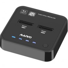 Док-станція для накопичувачів Maiwo 2*SATA M.2 SSD Key B/B+M USB 3.1 Gen1 Type-C (K3016SG1)