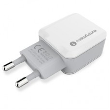 Зарядное устройство MakeFuture 2 USB (2.4 A) White (MCW-21WH)
