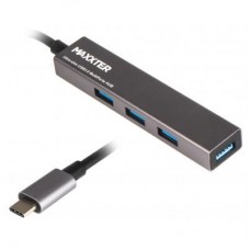 Концентратор Maxxter USB 3.0 Type-C 4 ports grey (HU3С-4P-02)