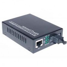 Медіаконвертер Merlion 10/100Base-TX to 100Base-F 1550нм, SM, SC/RJ-45, 25 км +БП (HTB-3100B / 1550_WDM)