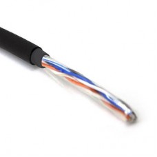 Кабель сетевой Merlion UTP 305м КНП (4*2*0,50) 4Р 24AWG [СCA] Black (03493)