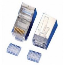 Коннектор RJ45 cat.6 FTP, экранированный, со вставкой, 50 шт Merlion (15066)