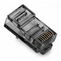 Конектор Merlion RJ45 cat.5e UTP 8P8C Brown 100 шт (RJ45ML-BN / 05356)