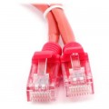 Патч-корд 1м, UTP, cat.5e, LSZH, red Molex (PCD-01001-0C)