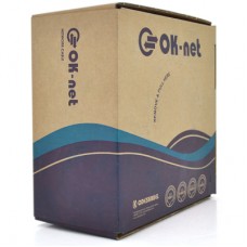 Кабель мережевий OK-Net FTP 305м (КППЭт-ВП (100) 2х2х0,51 / 305)