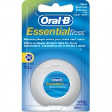 Зубная нить Oral-B Essential floss Waxed мятная 50 м (3014260280772/5010622005029)