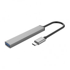 Концентратор Orico Type-C to USB3.0, 2xUSB2.0, TF (AH-12F-GY-BP) (CA913541)