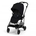 Коляска Cybex Melio Carbon Moon Black (з бампером) (522002639)