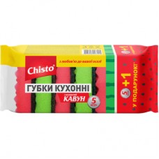 Губки кухонні Chisto Кавун 6 шт. (4823098407515)