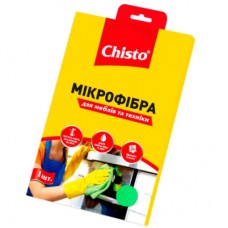 Салфетки для уборки Chisto Микрофибра для мебели и техники 1шт. (4820164151051)