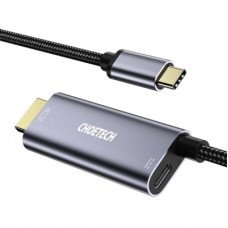 Перехідник USB-C to HDMI 1.8m 4K60Hz Choetech (XCH-M180GY)