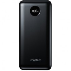 Батарея універсальна Choetech 20000mAh, PD/3.0/45W, QC/3.0/18W, USB-C, 2*USB-A (B653-CCBK / B653-BK)