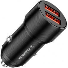 Зарядний пристрій BOROFONE BZ19 2 x USB Black (BZ19B)