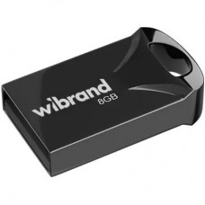 USB флеш накопичувач Wibrand 8GB Hawk Black USB 2.0 (WI2.0/HA8M1B)