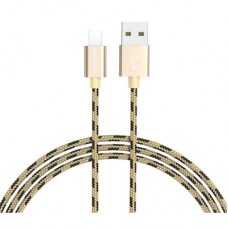 Дата кабель USB 2.0 AM to Lightning 1.0m 2.4A Gold BOROFONE (BX24LG)